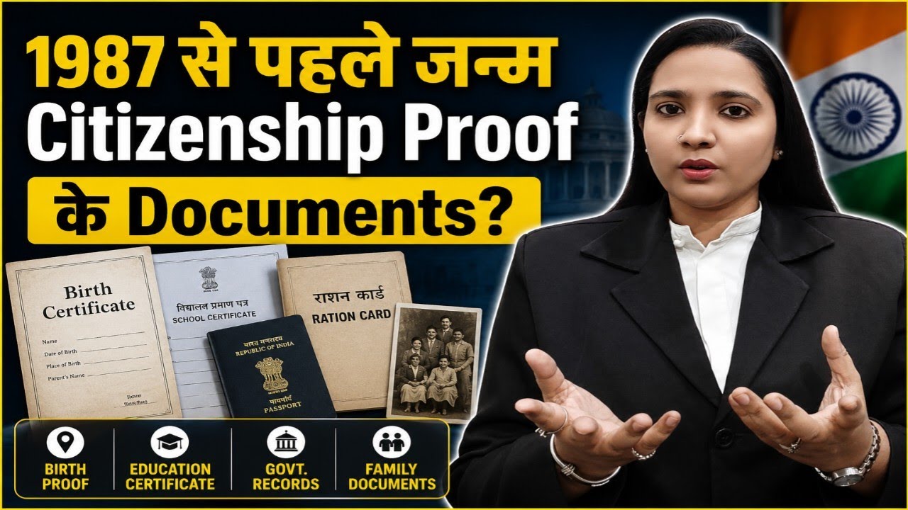 1987 Se Pehle Janme Logon Ko Citizenship Proof Me Kya Dena Hoga? Birth Certificate Nahi Hai? 