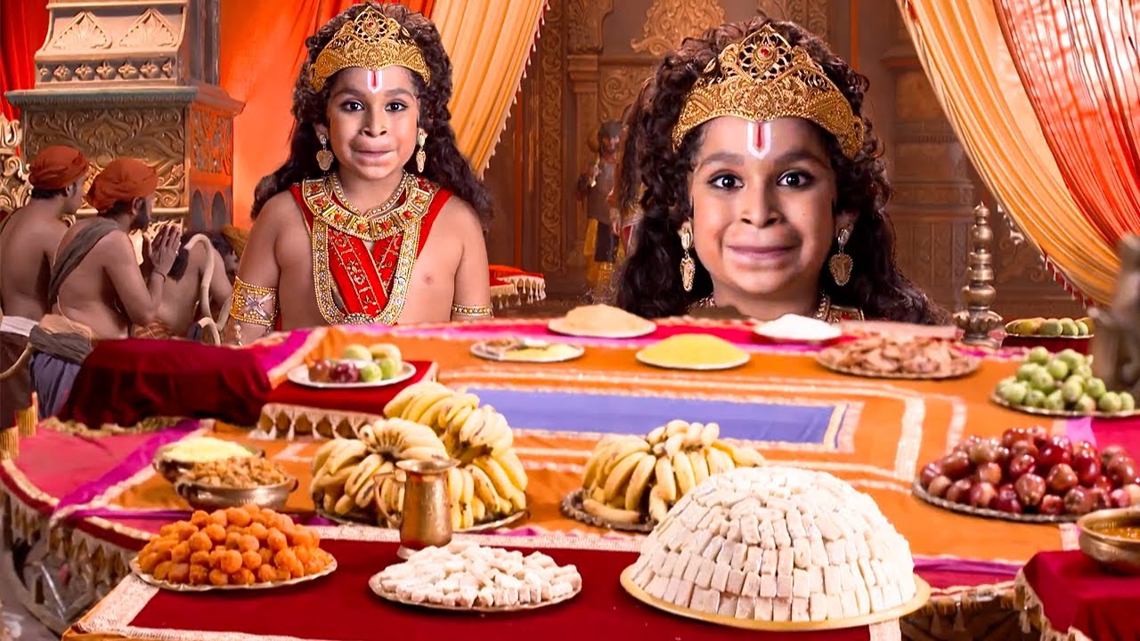 बाल हनुमान जी का अन्नप्राशन प्रारंभ हुआ | Sankat Mochan Mahabali Hanuman