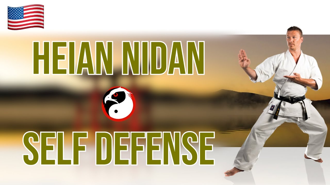 Kata Heian NIDAN · Self Defense (Bunkai) (Spoken 🇺🇸)
