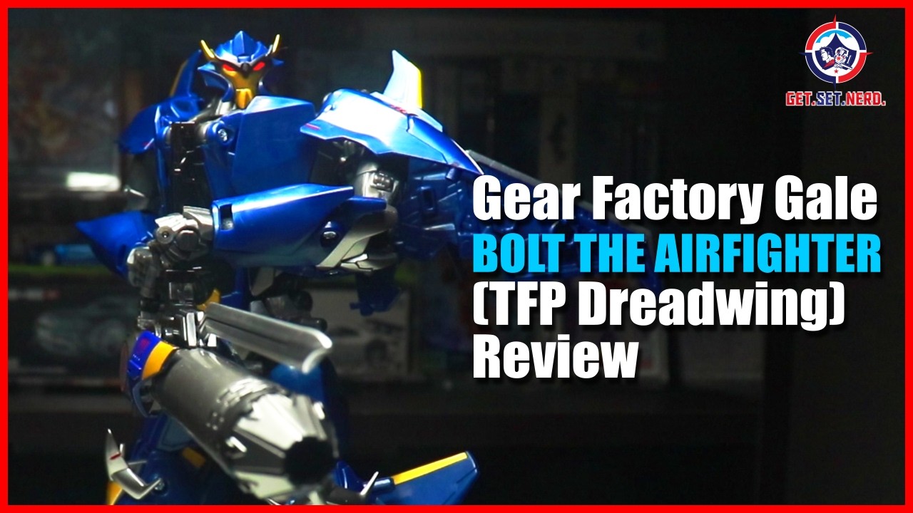 Gear Factory Gale BOLT THE AIRFIGHTER (TFP Dreadwing) Review I Best TFP Dreadwing Yet?