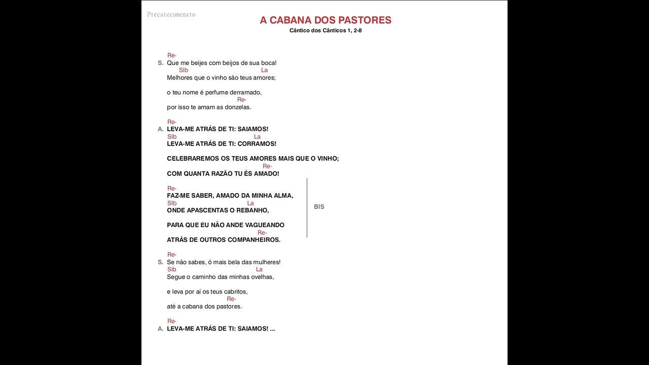 A cabana dos pastores - Neocatecumenato