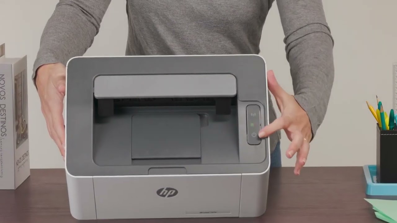 🖨️⚡ Impressora HP Laser 107w – Wi-Fi