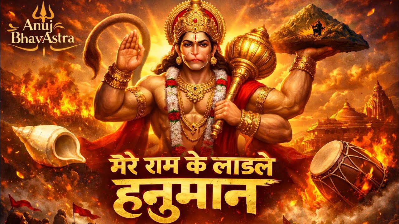Mere Ram Ke Ladle Hanuman | Hanuman Bhajan | Anuj Ke Bhajan 