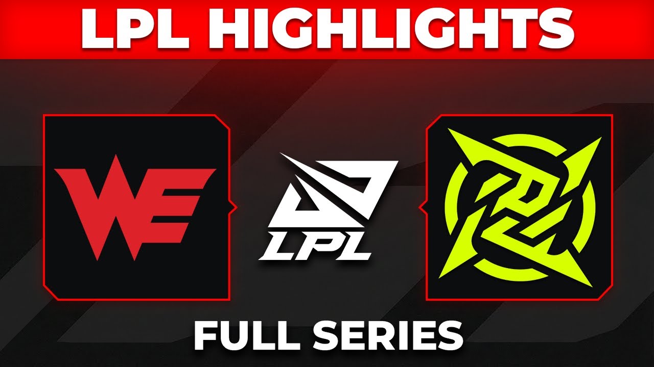 WE vs NIP Highlights ALL GAMES | LPL 2026 Split 1 | Team WE vs Ninjas in Pyjamas by Onivia