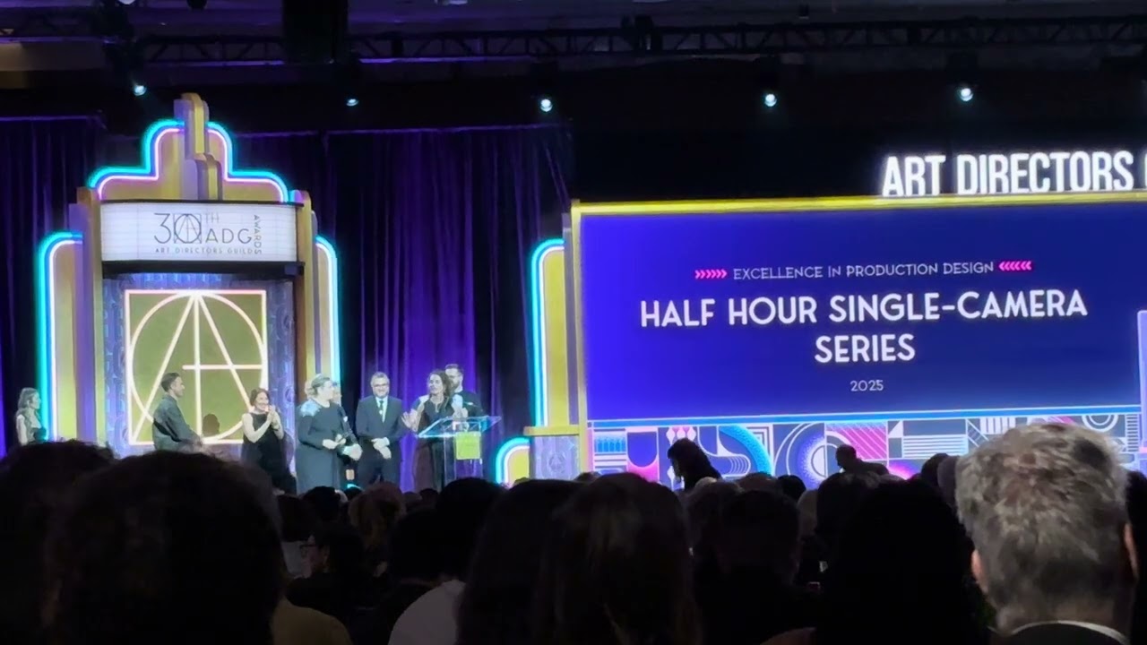 Studio tv series wins ADG award 2026 production designer Julie Berghoff
