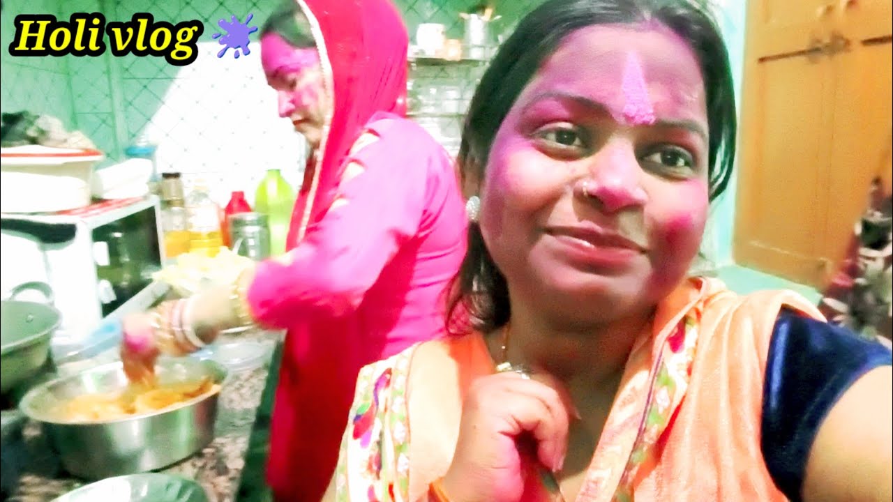 Is bar bade jaith ke ghar khoob kheli Holi 🫟🎉||shanti kanojiya||