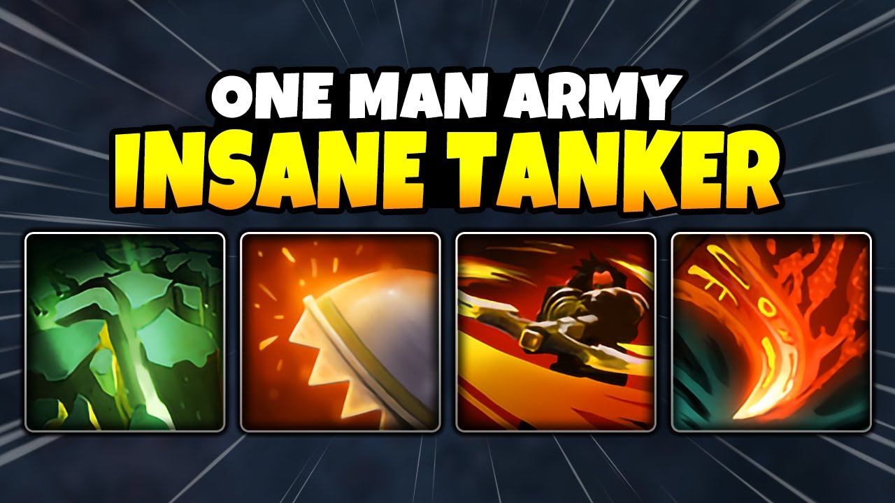 ONE MAN TANKER RAID BOSS LATE GAME | Dota 2 Ability Draft