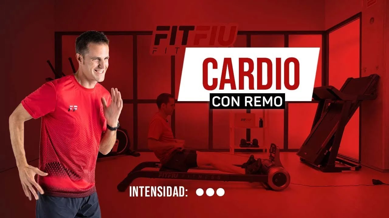 🚣‍♀️  CARDIO con REMO indoor en 30 minutos  - Entrena en casa con FITFIU Fitness