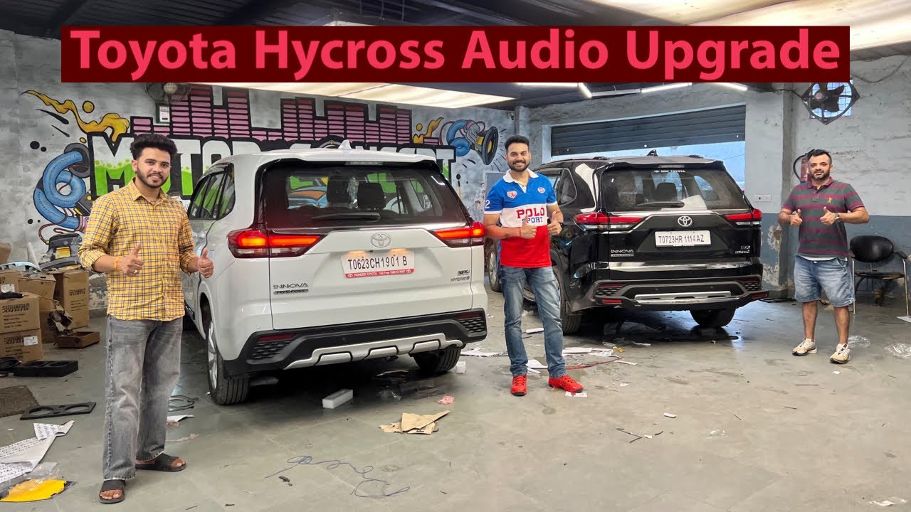 Toyota Hycross Audio Upgrade In Delhi | Toyota Hycross Modification | Toyota Hycross | Motor Concept