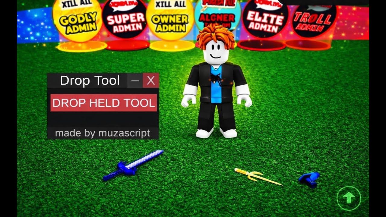 Roblox drop tools script (pastebin/discord) 