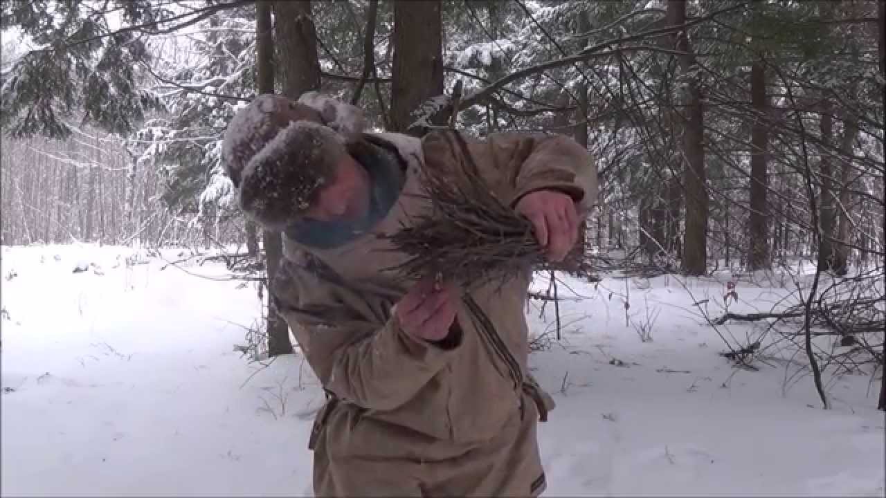 Bushcraft - One Match Fire - Twig Bundle