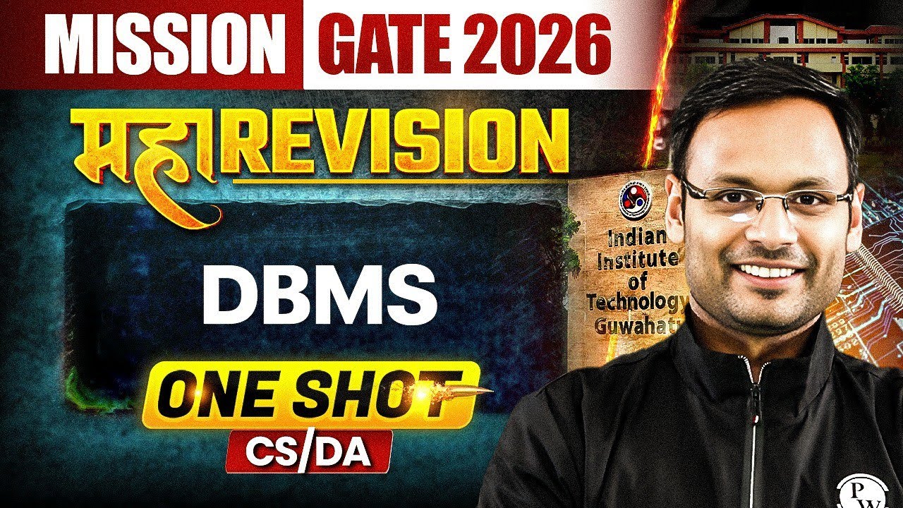 DBMS One Shot | Maha Revision | CS & DA | Mission GATE 2026