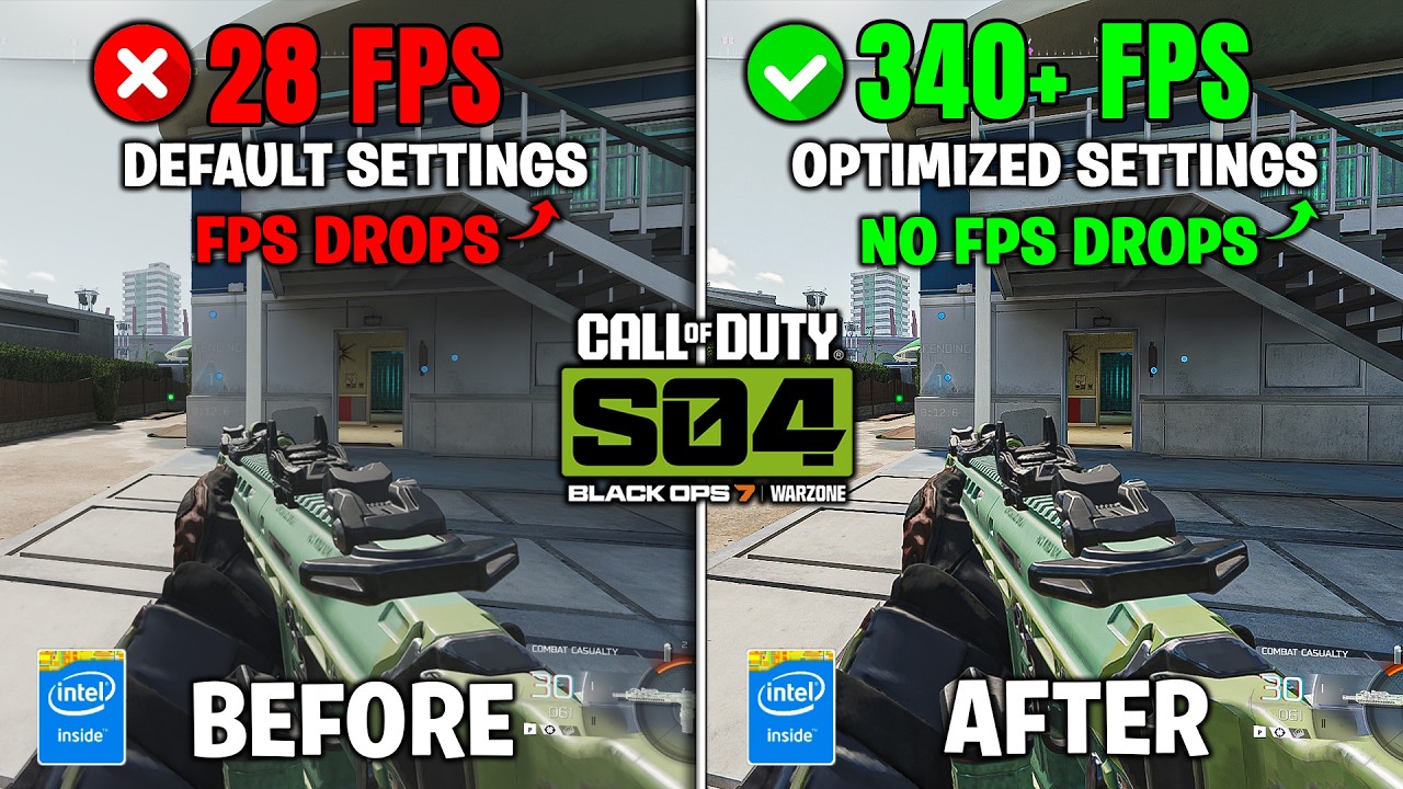 Руководство по повышению FPS в Warzone и Black Ops 7, 4-й сезон! Устранение падений FPS, зависани...