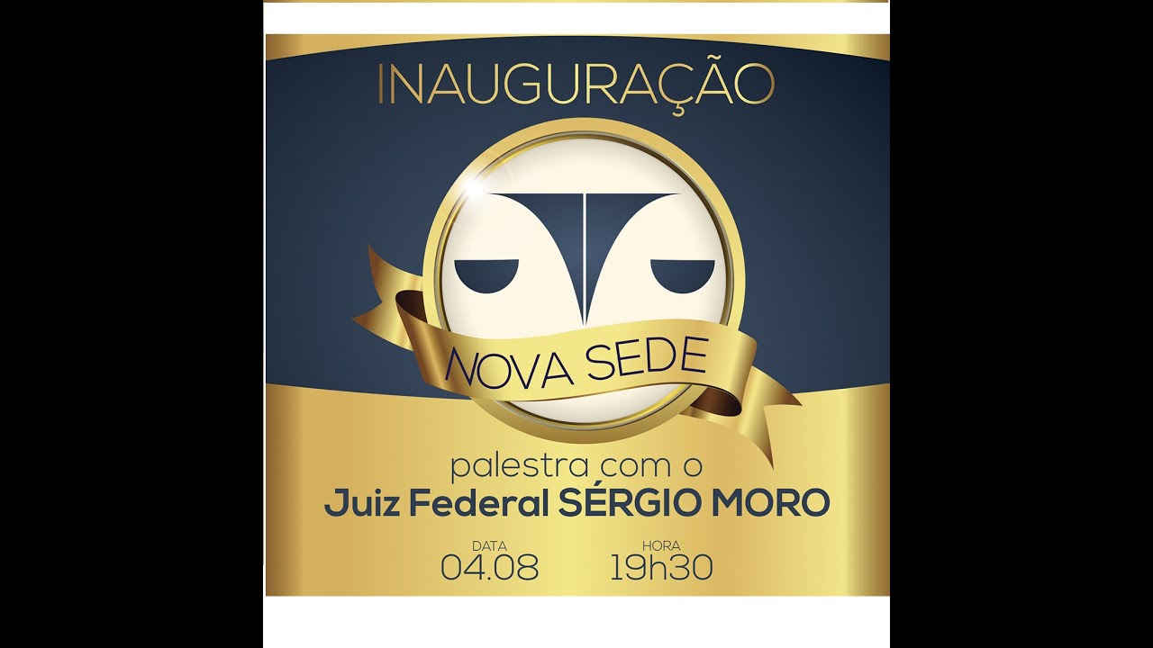 Aula Especial - Juiz Federal Sérgio Moro  na ESMAFE/PR