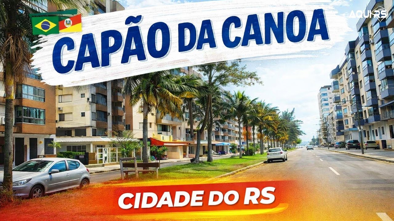 Caminhando em Capão da Canoa  Parte 1 - RS - Walking Tour
