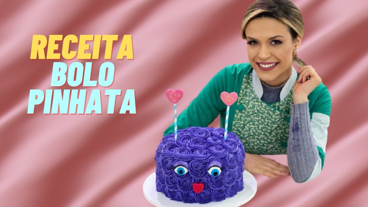 Aprenda como fazer o Bolo Pinhata