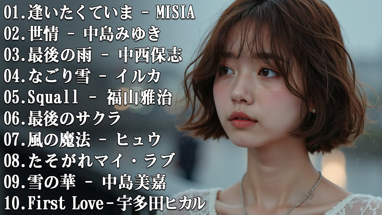 【泣けるラブソング】涙が止まらないほど泣ける歌 感動する歌 泣ける歌 メドレー ♪♪ 心にしみる日本の曲 感動する歌