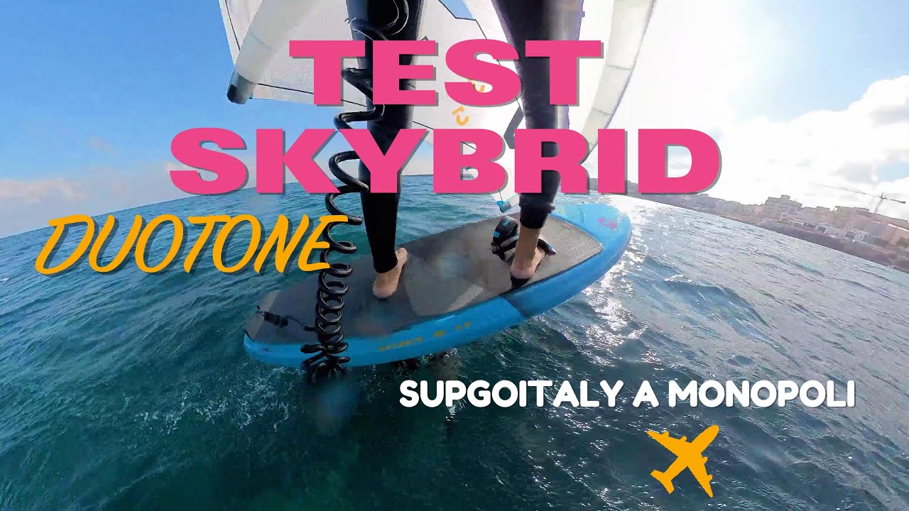 La tavola Duotone SKYBRID SLS è davvero così incredibile? Scopriamolo insieme WINGFOIL LOW WIND test