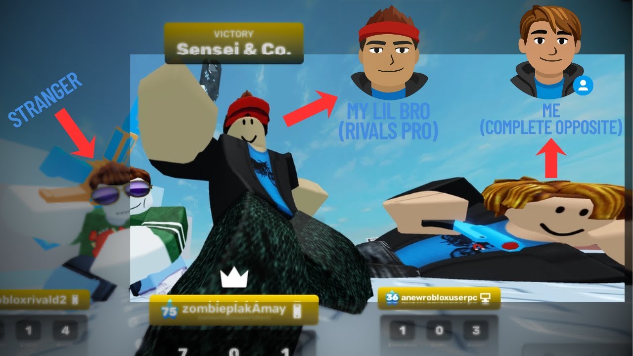 Rivals with my pro brother O_o - Rivals (Roblox) (Hindi)