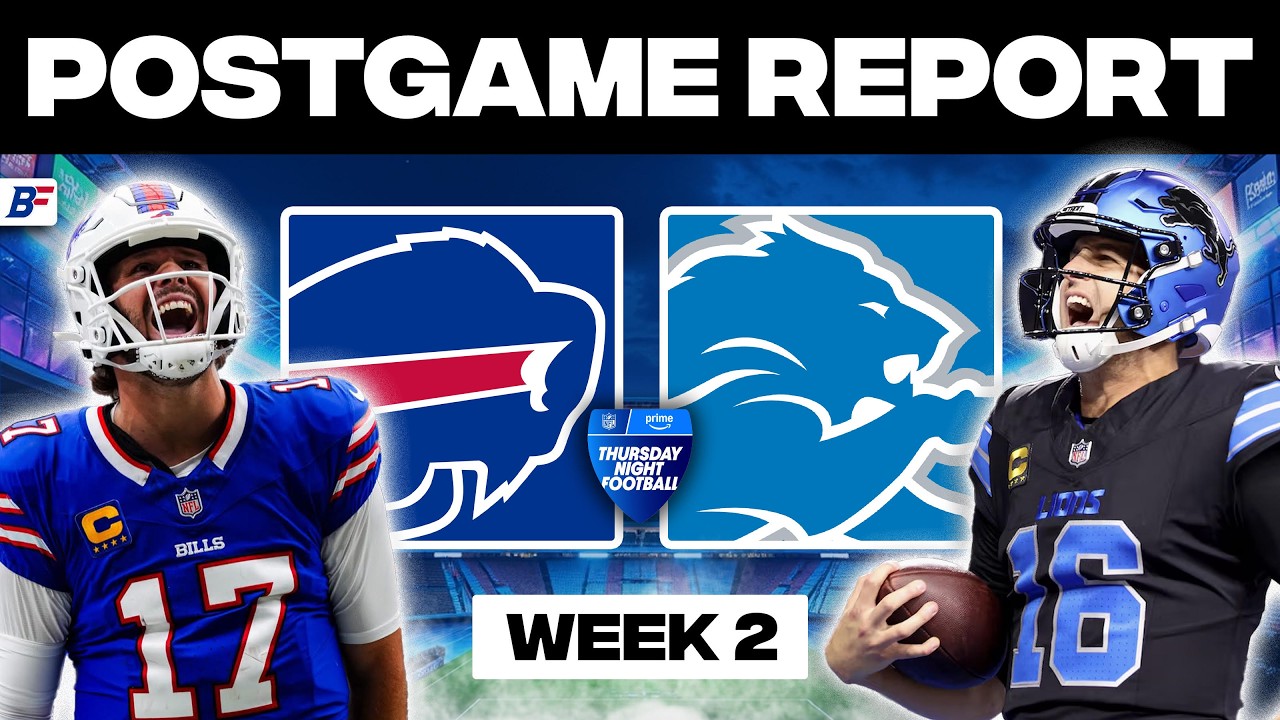 Buffalo Bills vs. Detroit Lions | POSTGAME INSTANT REACTION