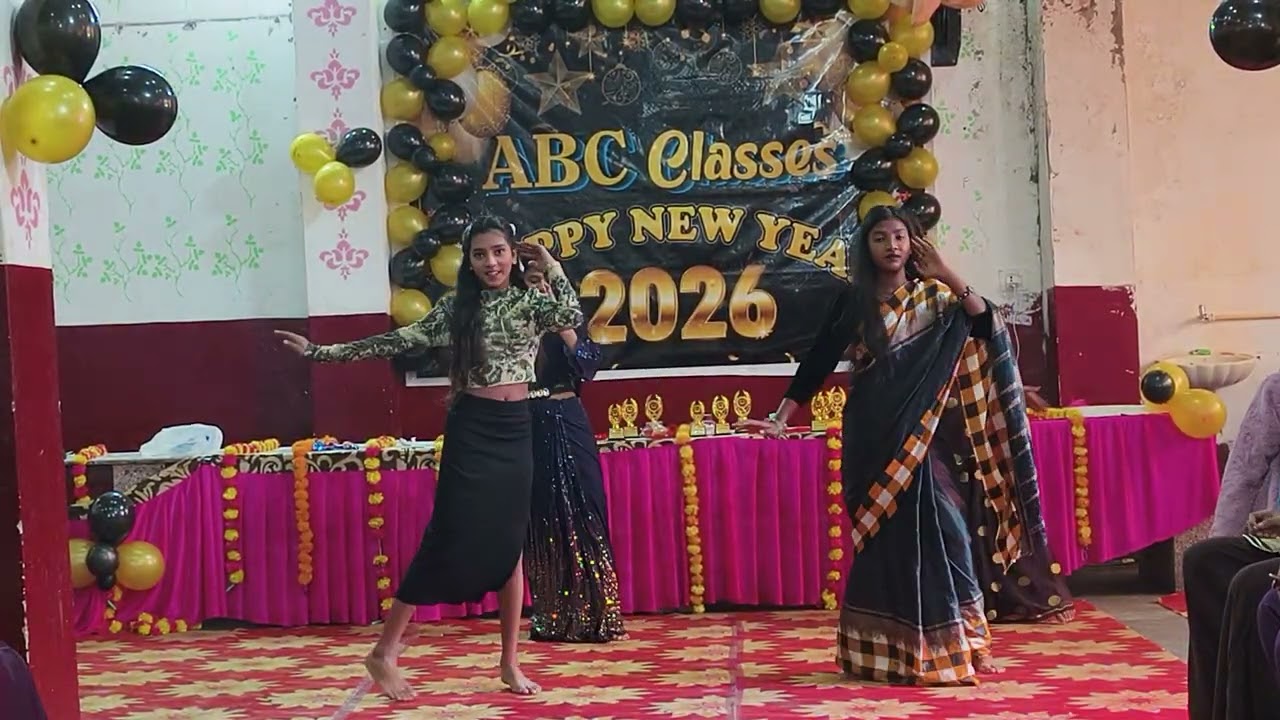 Titliya group class 9th ABC CLASSES NEW YEAR PARTY 🥳🥳🥳