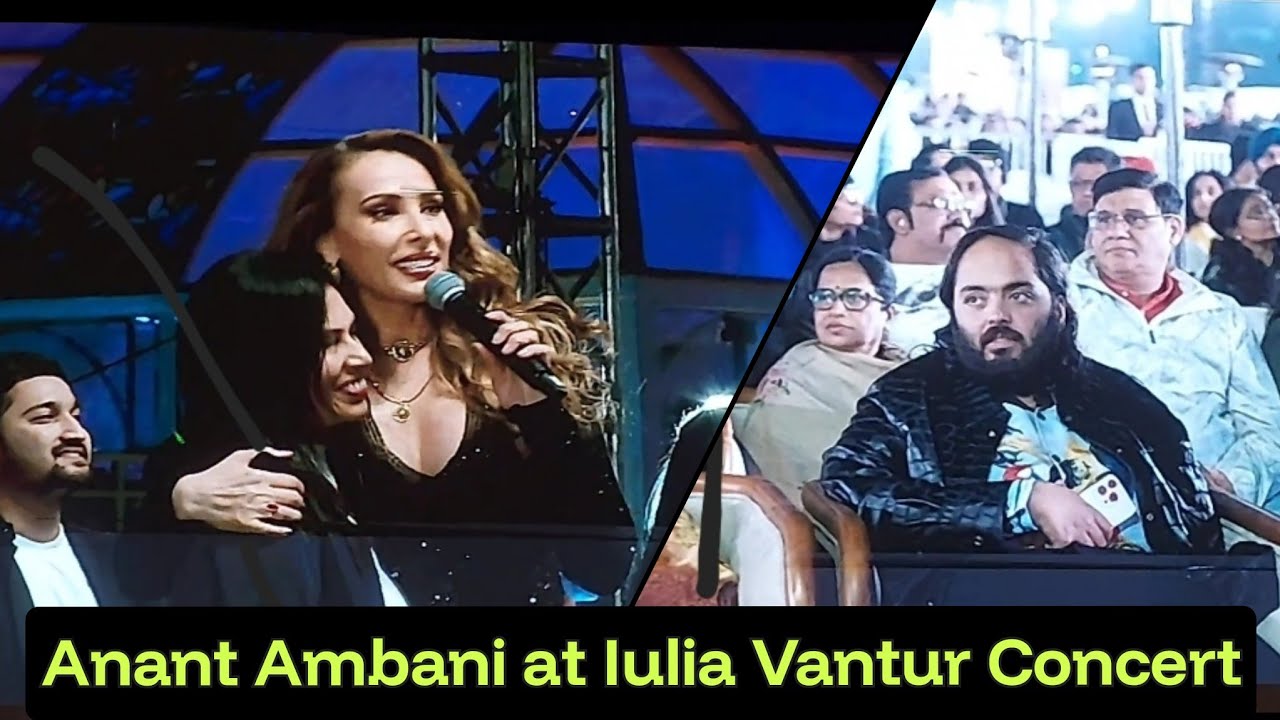 Anant Ambani at IULIA VANTUR majestic performance with great in house dancers