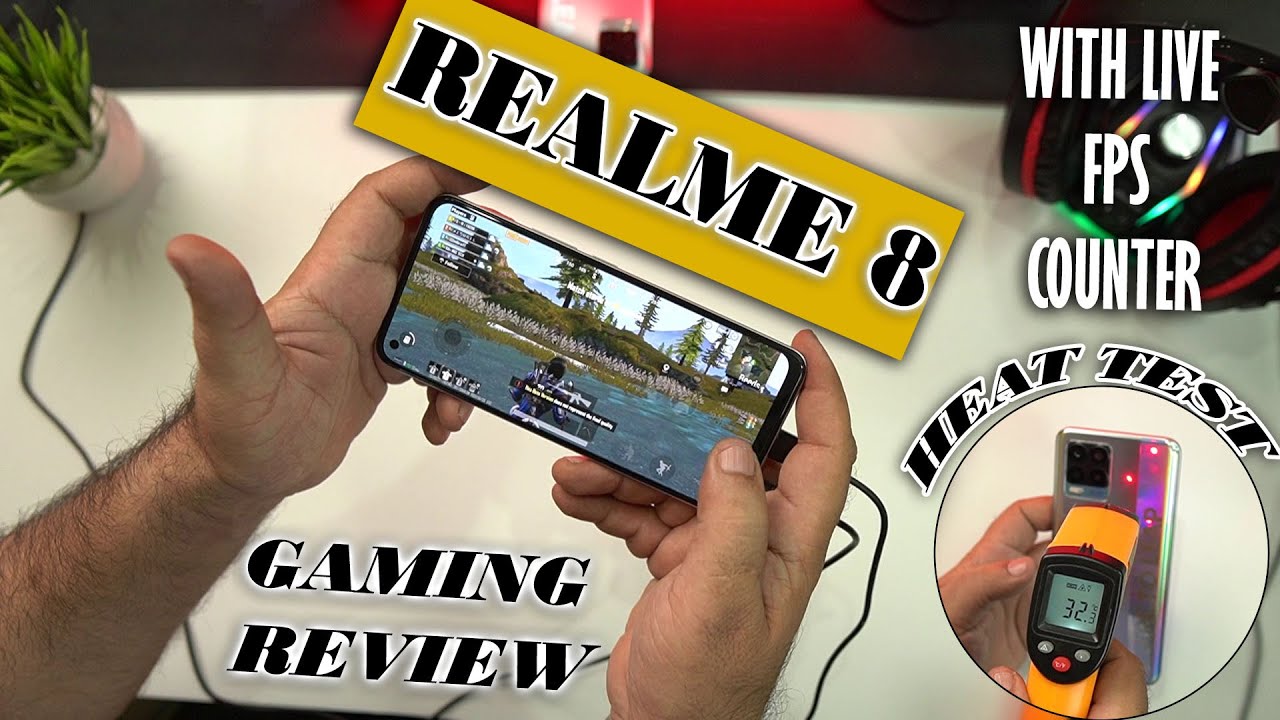 Realme 8 Gaming Test | G95 Gaming Test | Pubg Gameplay | Heat Test |  Live FPS Test  !!