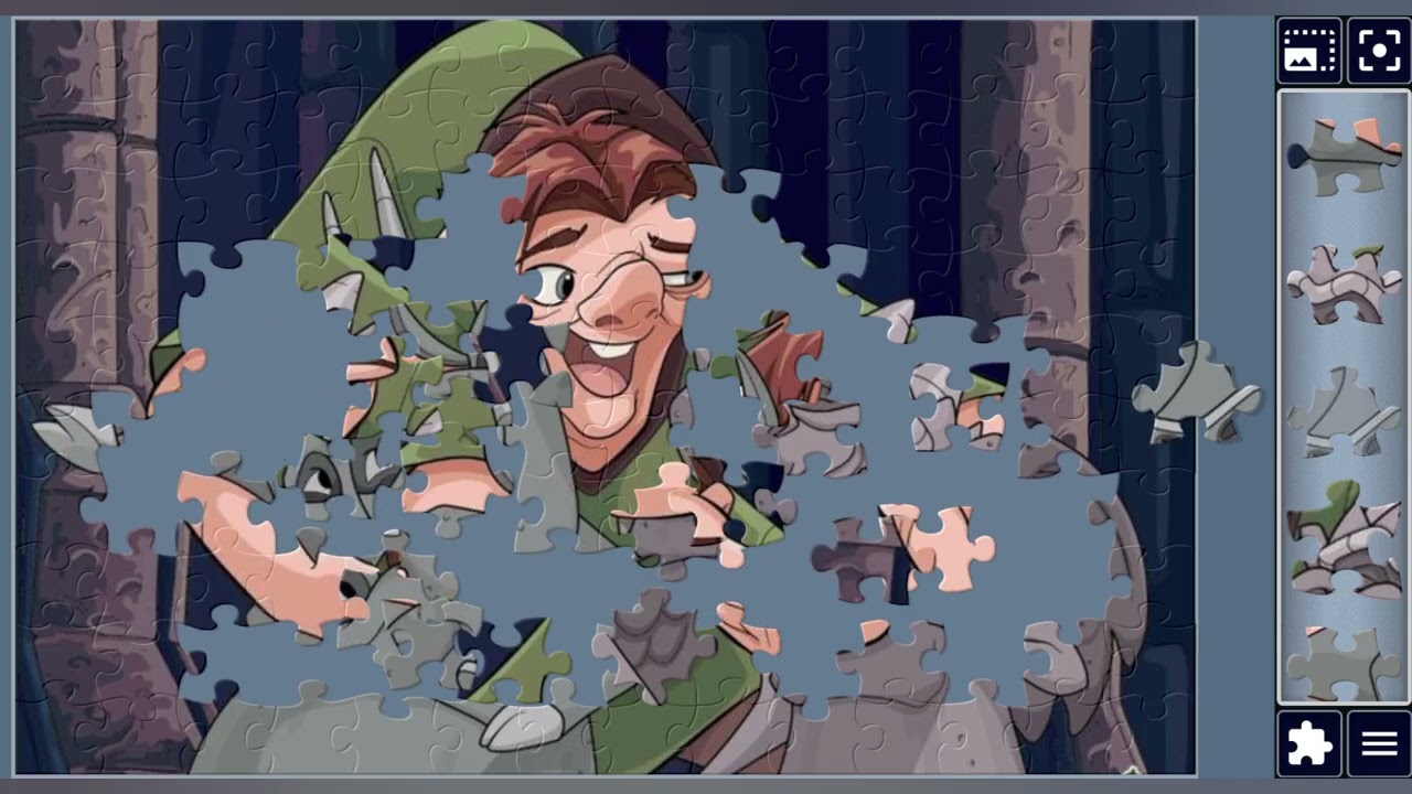 Dino Duo Delight:Man's Funny Hug withTwo Goofy Dragon Creatures🧌🦝🐺🌈✨️🪄//Jigsaw puzzles journey🧩//