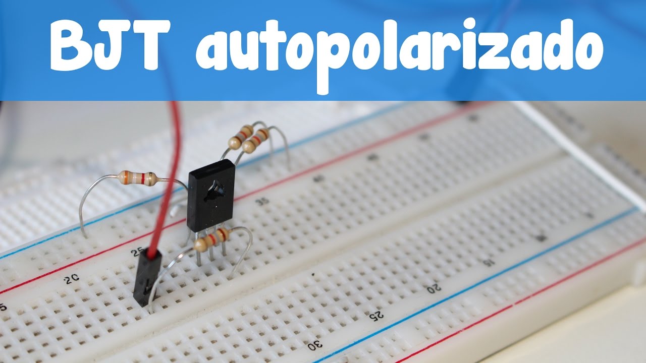 Transistor BJT autopolarizado - polarización por divisor de tensión