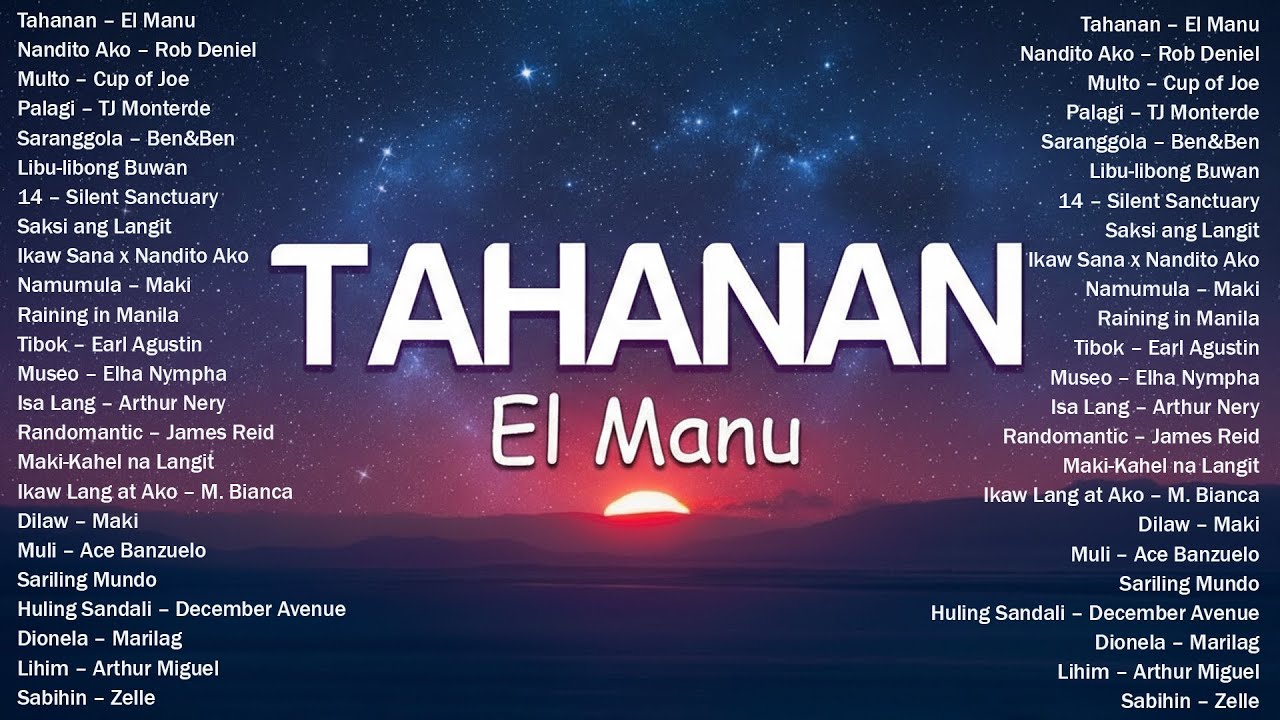 Tahanan – EL Manu 🎧 | Best Tagalog Love Songs | OPM Hits