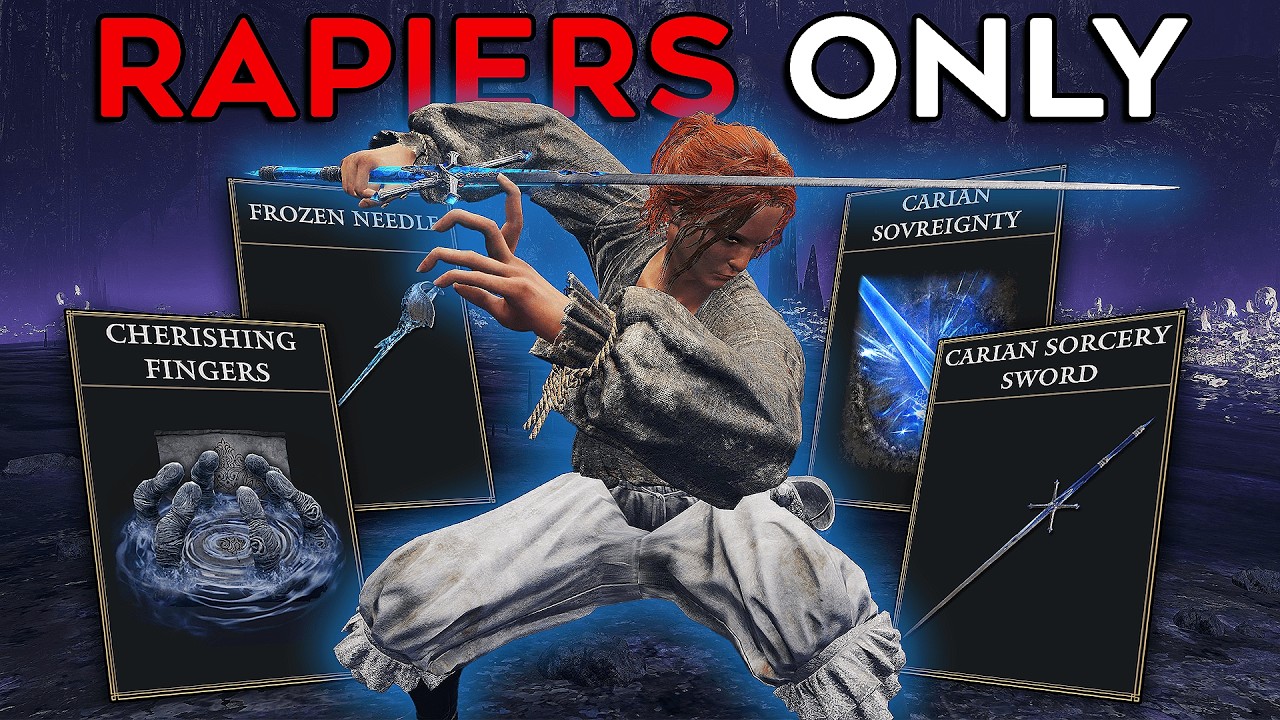 Elden Ring (+DLC) But I Can ONLY USE RAPIERS