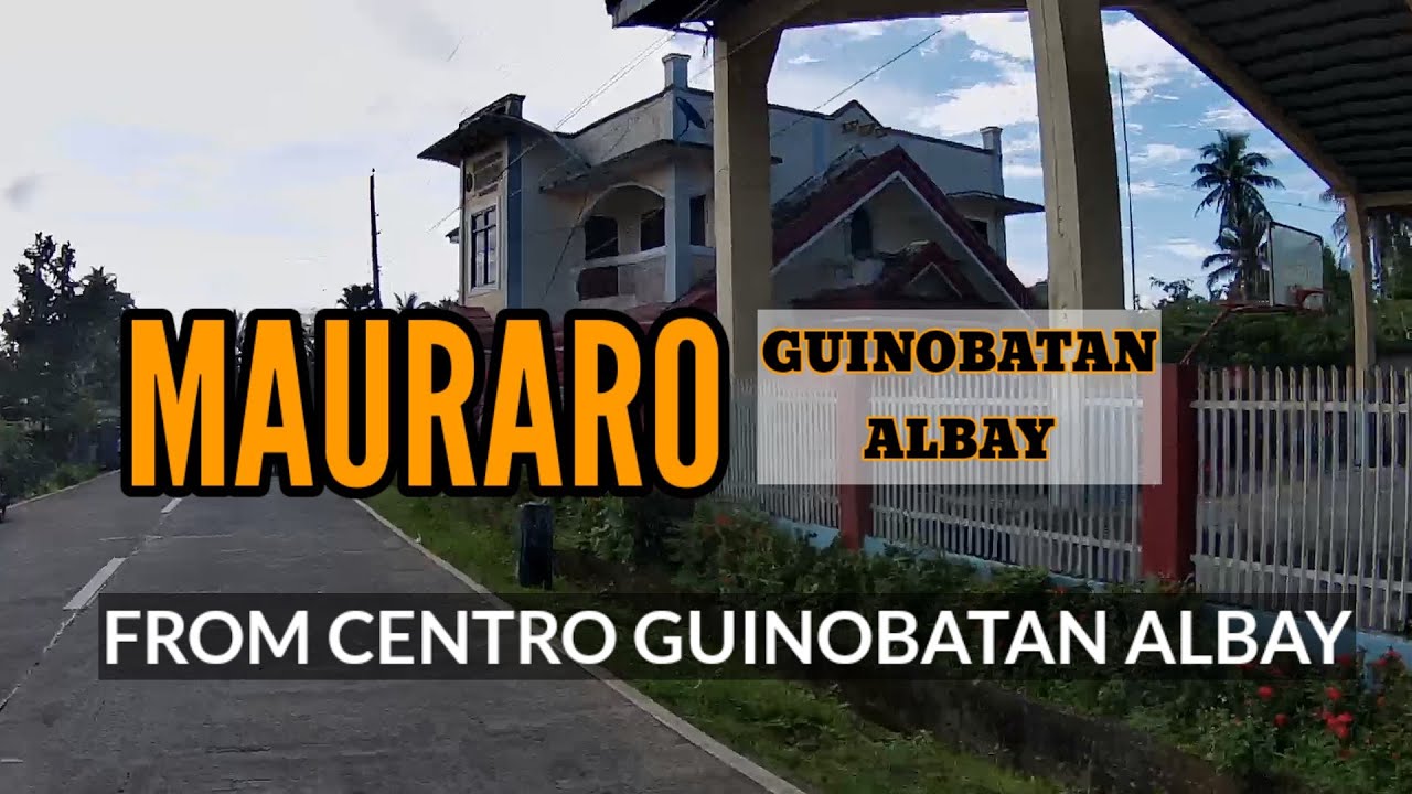 Mauraro Guinobatan Albay quick rides from Centro Guinobatan Albay#albay #guinobatan