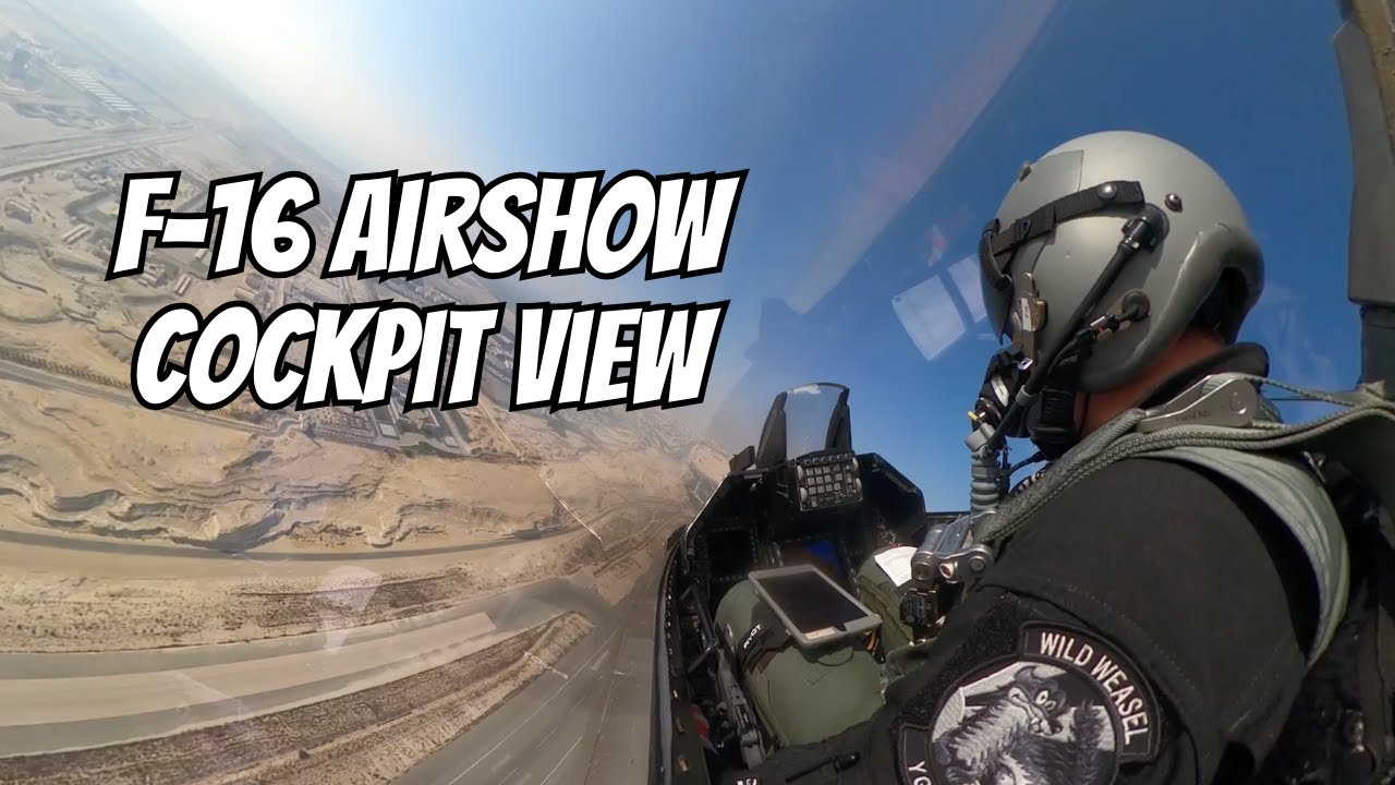 PACAF F-16 Viper Demo Team performance at The Bahrain International Airshow (2024)
