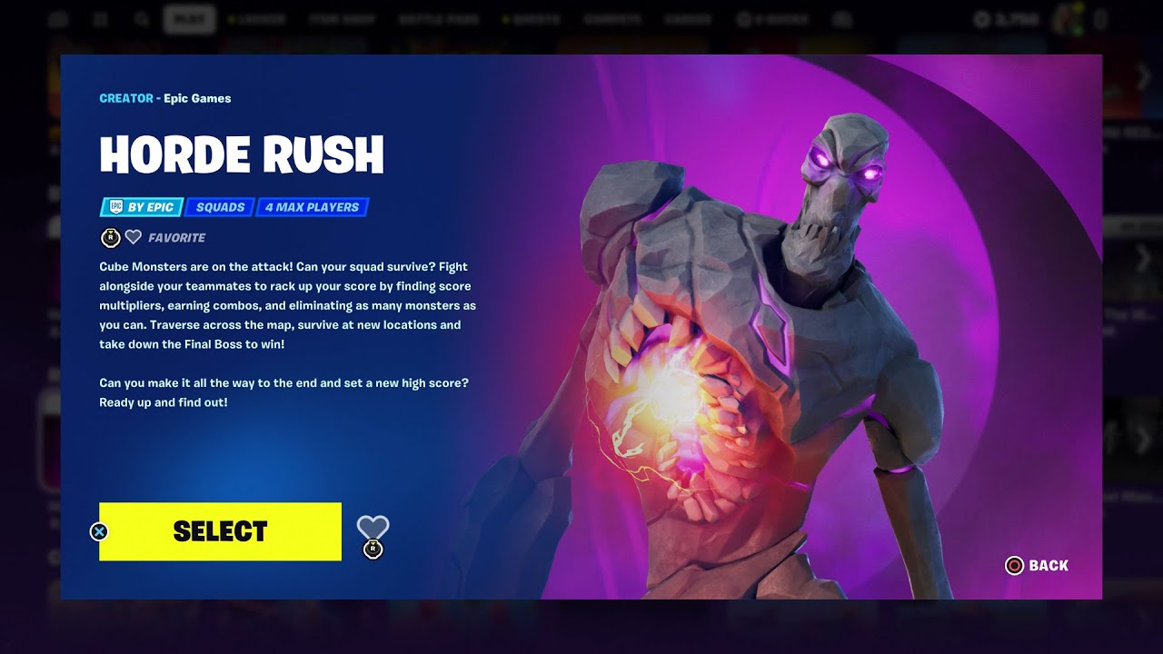 Fortnitemare Horde Rush PS5 Gameplay 2023!