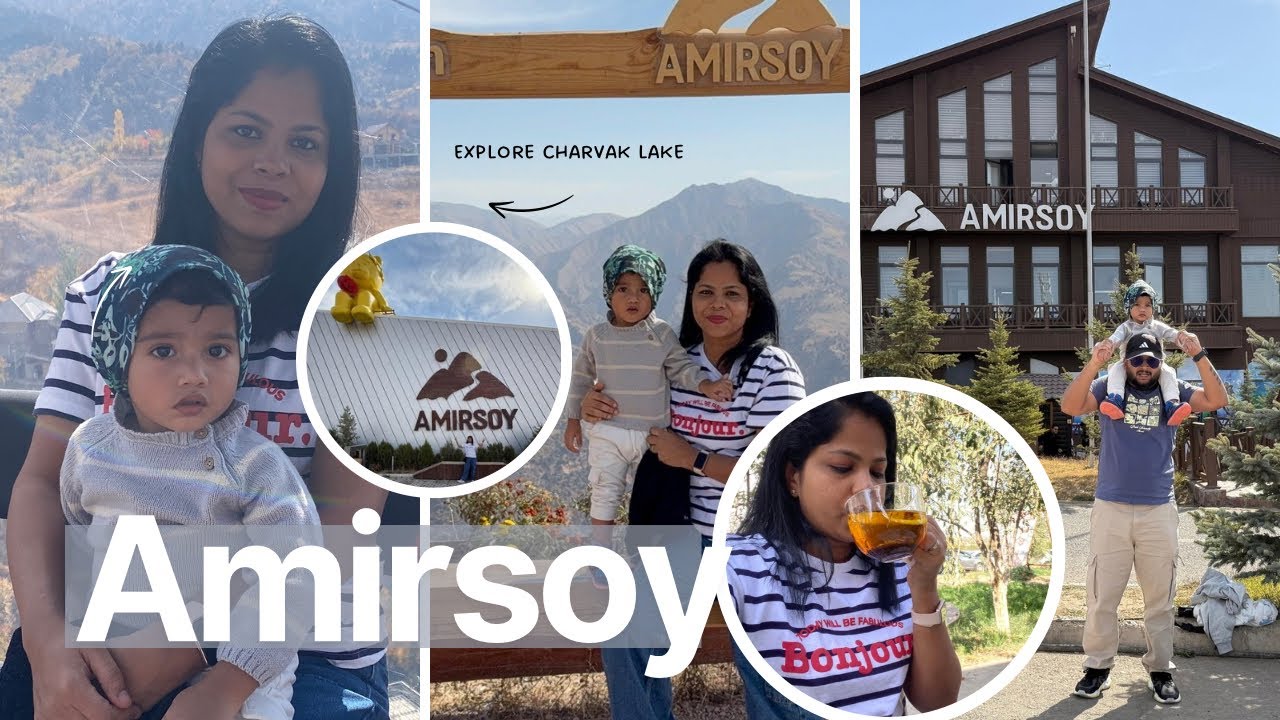 Давайте исследуем озеро Чарвак и горный курорт Амирсой в Узбекистане🇺🇿Узбекистан Самоса, часть 2