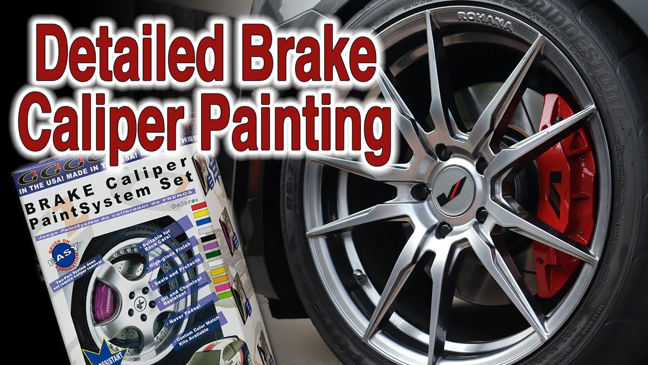 Detailed Brake Caliper Paint - Off the Car with G2 System