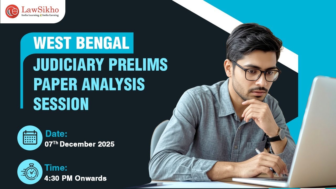 West Bengal Judiciary Preliminary Exam 2025 Paper Analysis session #WBJS2025 #WestBengalJudiciary
