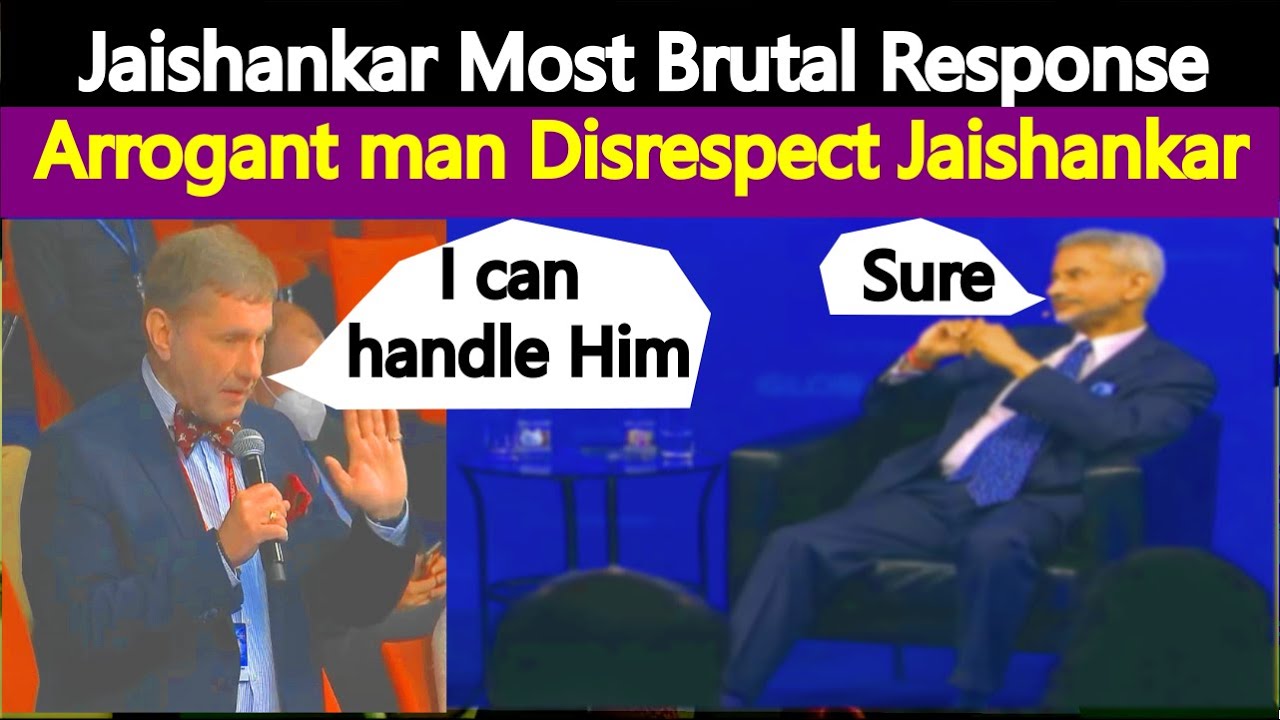 Arrogant American Tries to outsmart Jaishankar.