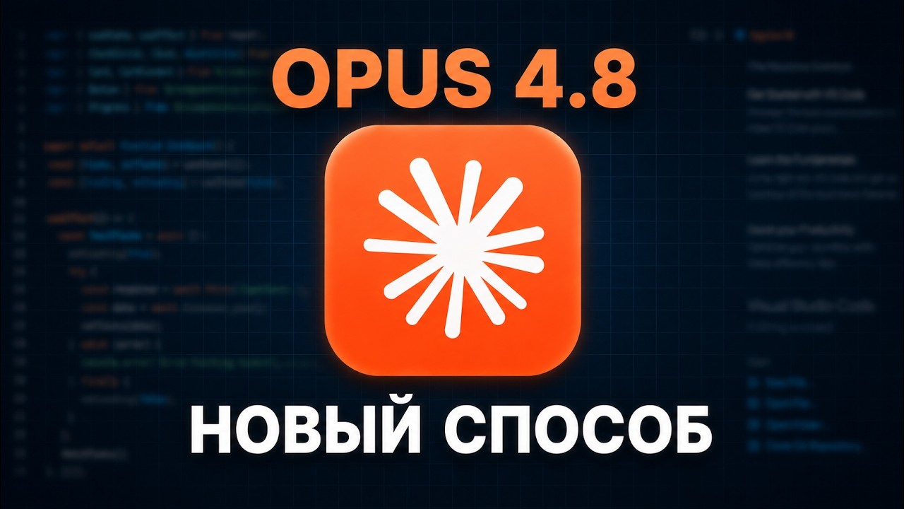 Claude Opus 4.8 - БЕСПЛАТНО и БЕЗЛИМИТНО ( new )