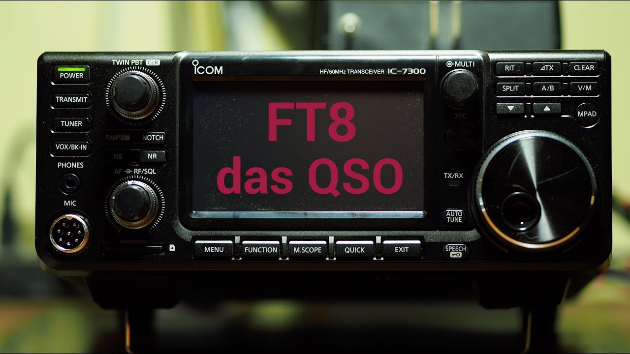FT8 mit dem ICOM IC 7300: Das QSO