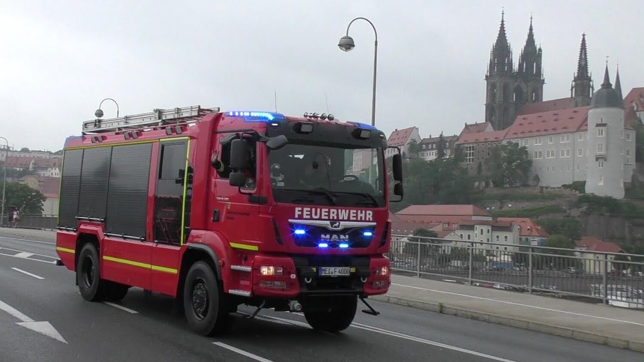 (2×) Fahrzeugkorso anlässlich 180 Jahre Freiwillige Feuerwehr Meißen