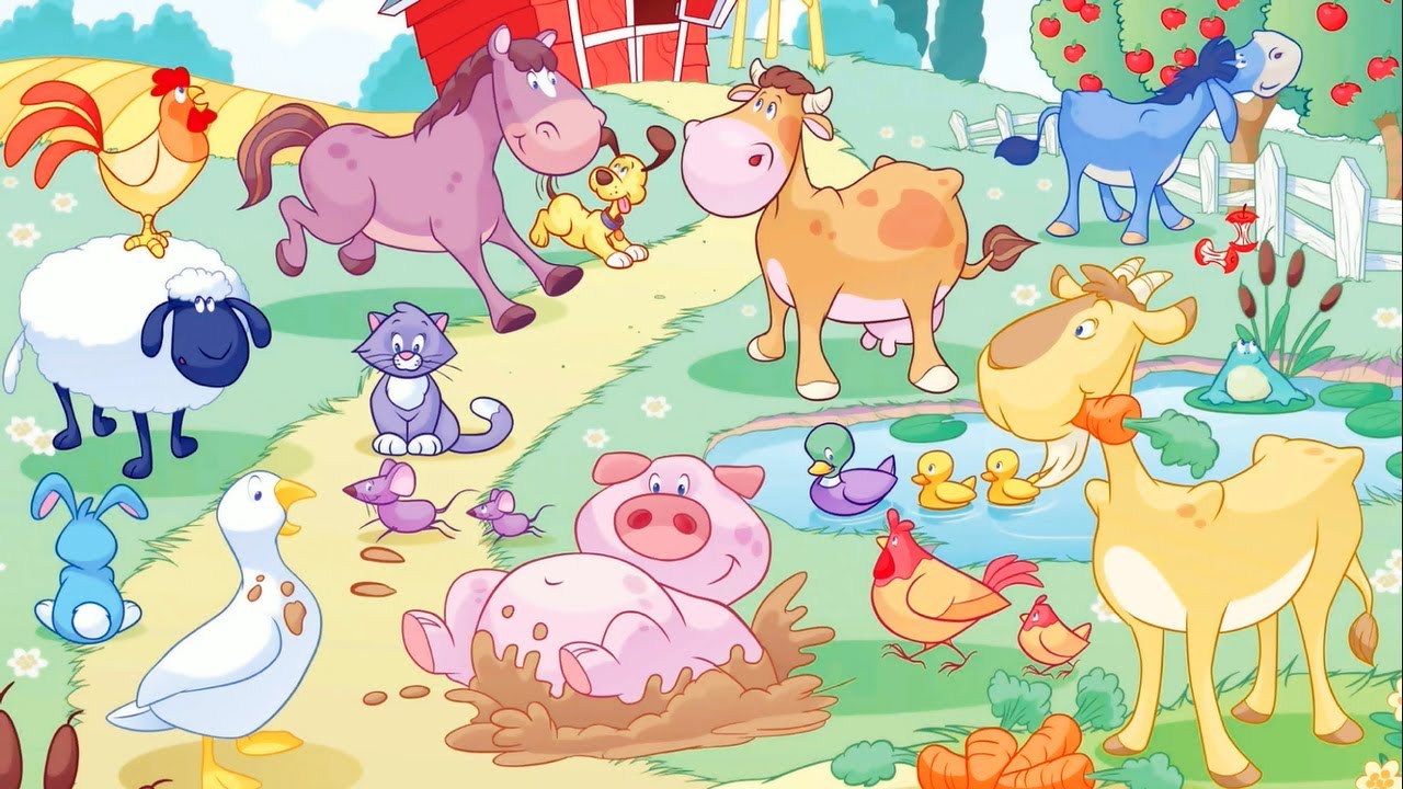 The farm animals / Os animais da quinta