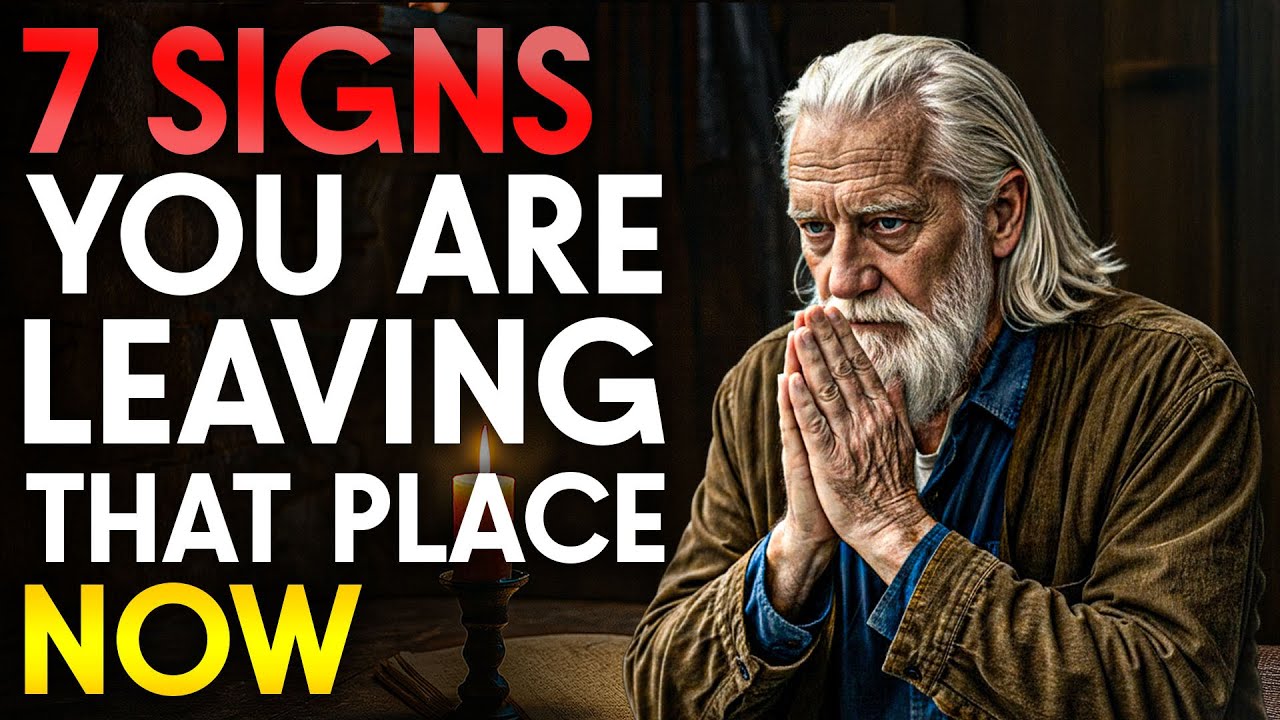 7 SIGNS God's Anointing Is Pulling You OUT of That Place – LEAVE NOW!