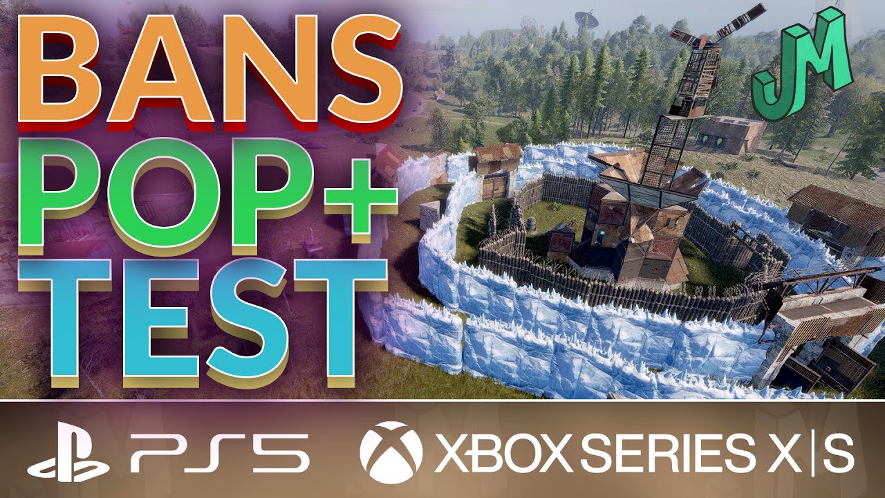 Ban Wave, Population Tests & Picks 🛢 Rust Console 🎮 PS5, XBOX