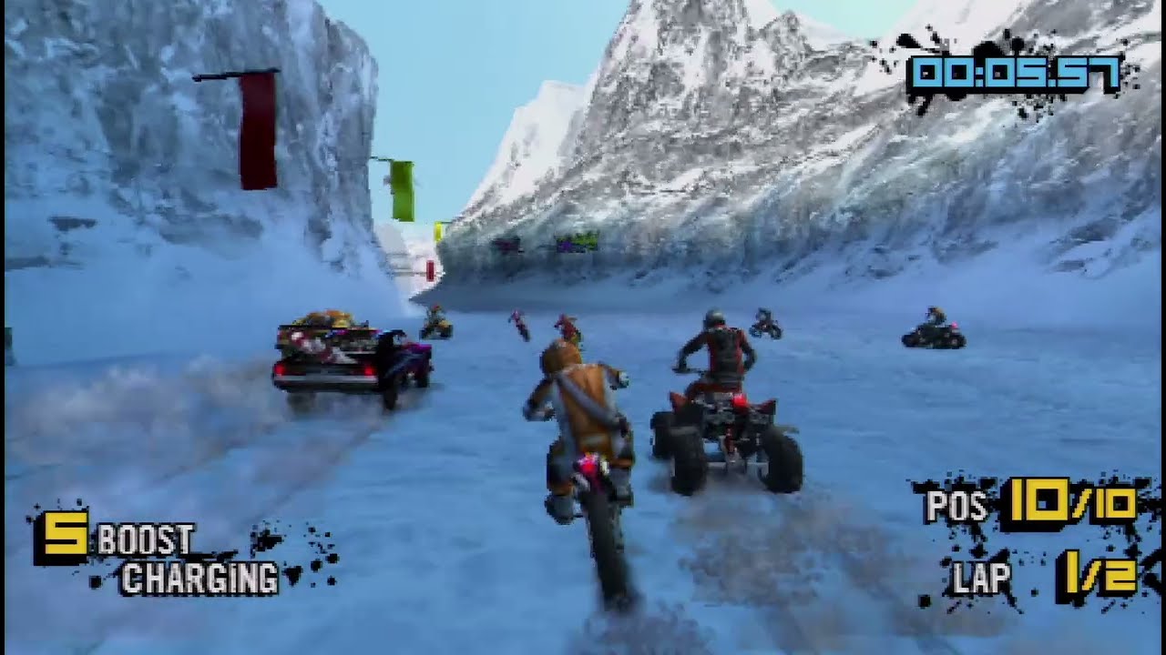 MotorStorm: Arctic Edge (Europe) - PSP (Console) - GAMEPLAY