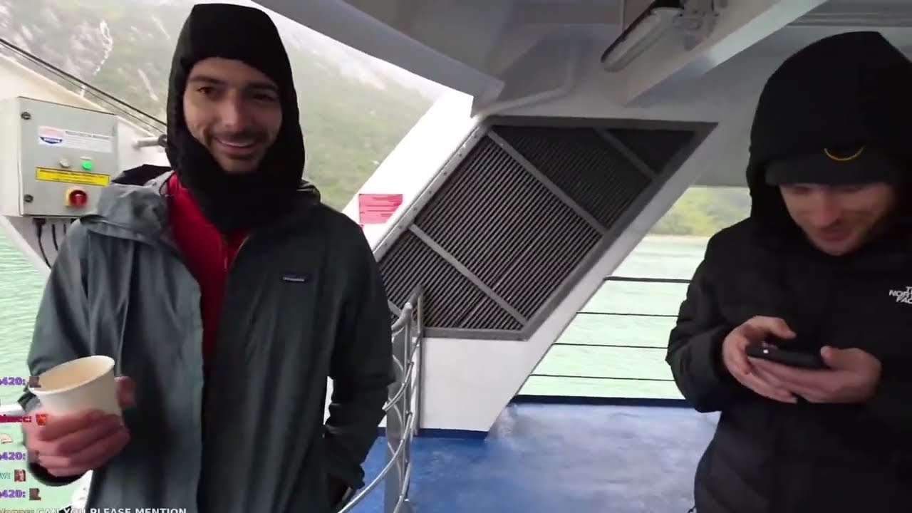 Ice Poseidon AND NICK SEE A GLACIER IN PATAGONIA | THEY ARE STILL IN CHILE OR ARGENTINA AREA 🇦🇷