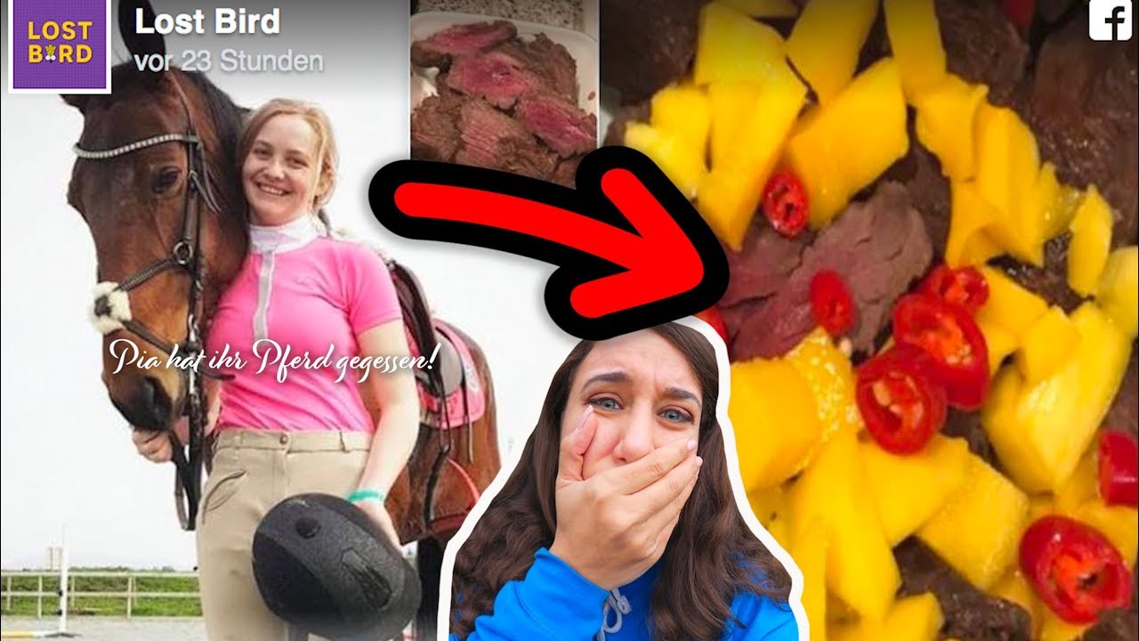 Pia hat ihr eigenes PFERD GEKOCHT & GEGESSEN!!! WAHRE STORY