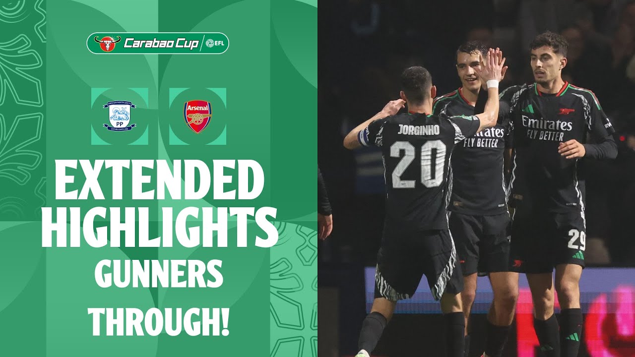 GUNNERS THROUGH! | Preston North End v Arsenal extended highlights