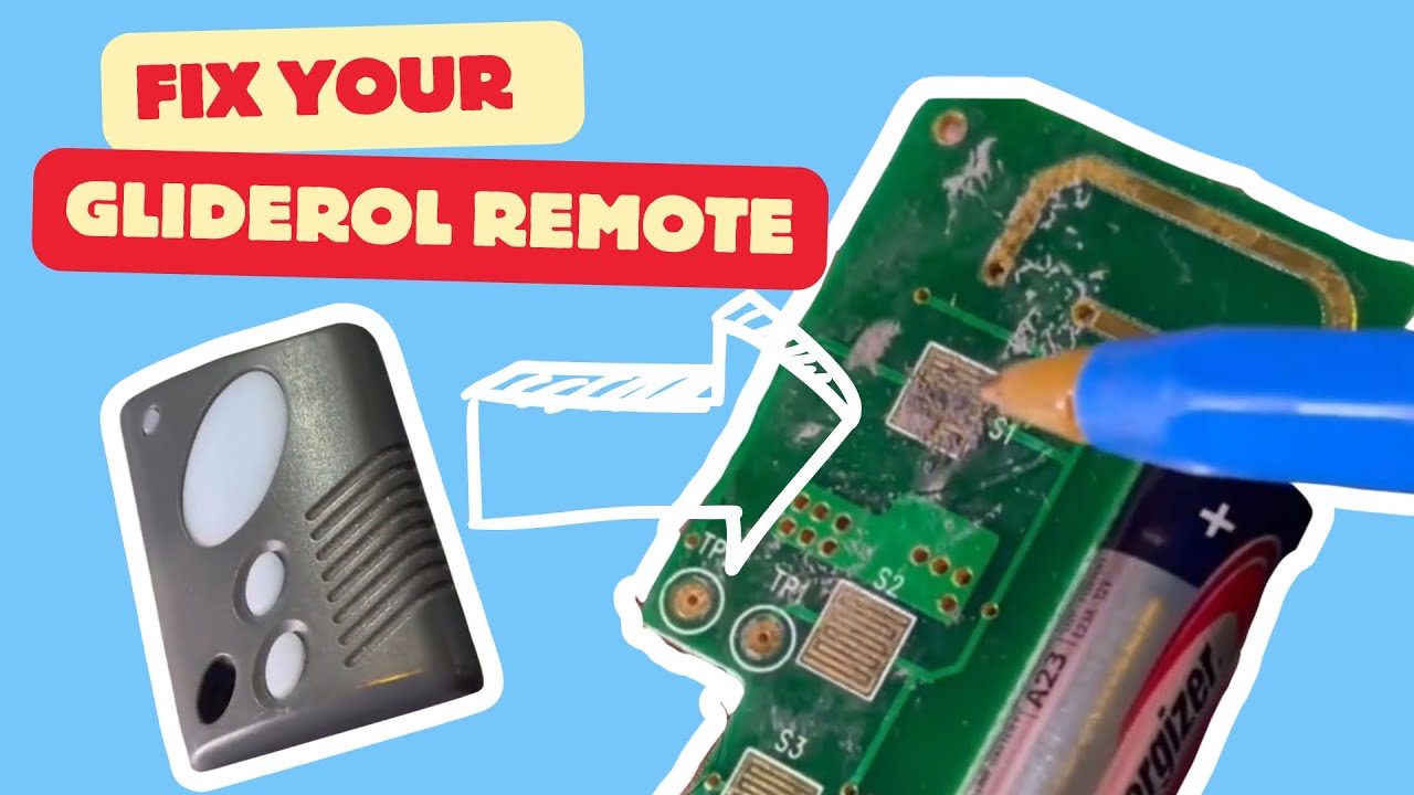 Fix Your Gliderol TM305c Remote in Minutes!