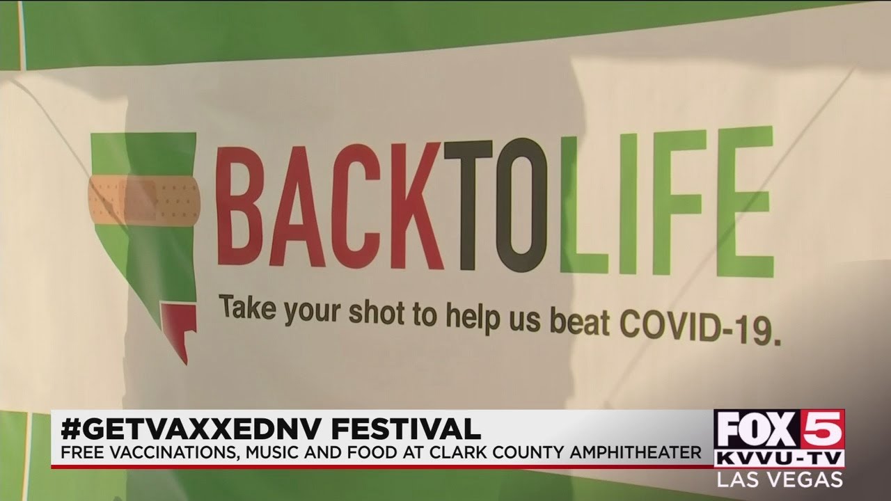 Clark County Commissioners host 'Get Vaxxed' festival with walk-up COVID-19 vaccinations